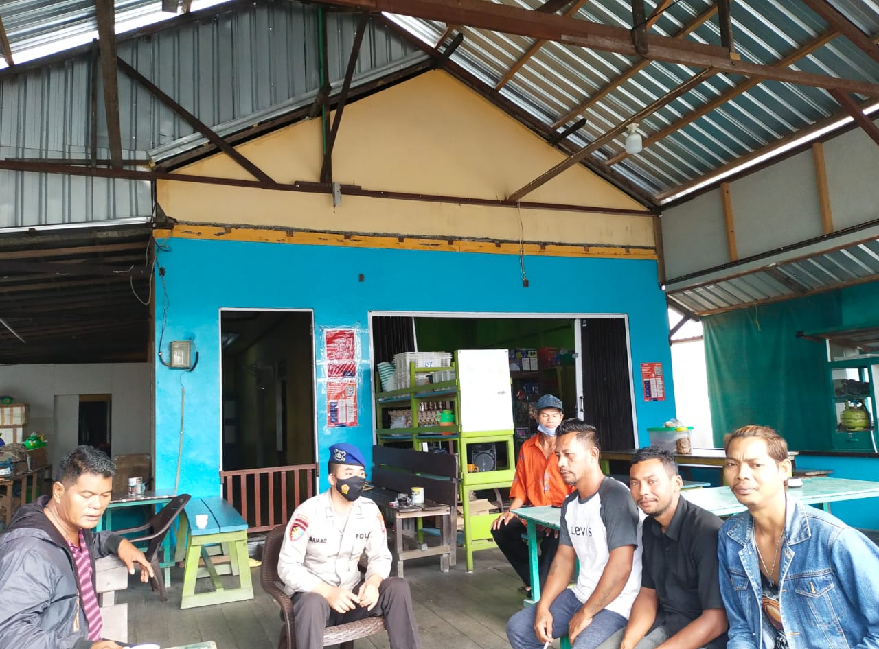 Jelang Nataru, Ditpolairud Ajak Warga Kuala Jelai Untuk Jaga Kamtibmas