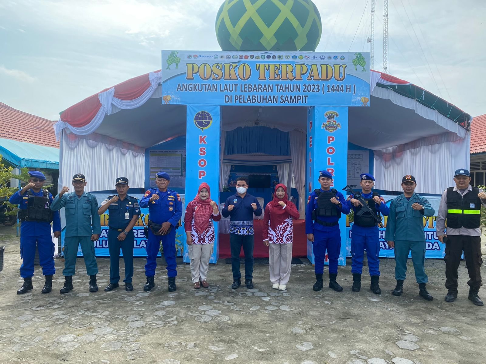 Antisipasi Gangguan Kamtibmas, Ditpolairud Polda Kalteng Patroli Di Pelabuhan Habaring Hurung Sampit