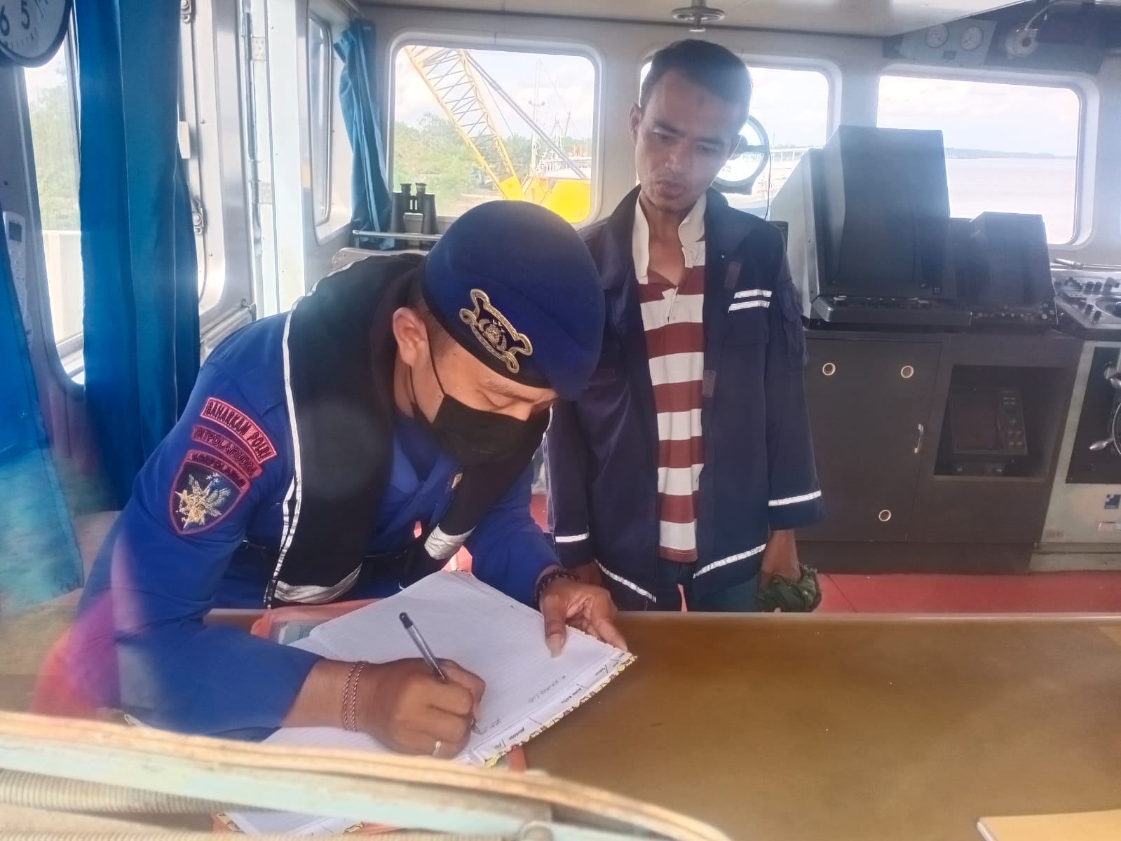 Masa Mudik Lebaran, Ditpolairud Masifkan Kegiatan Patroli Perairan Das Kumai