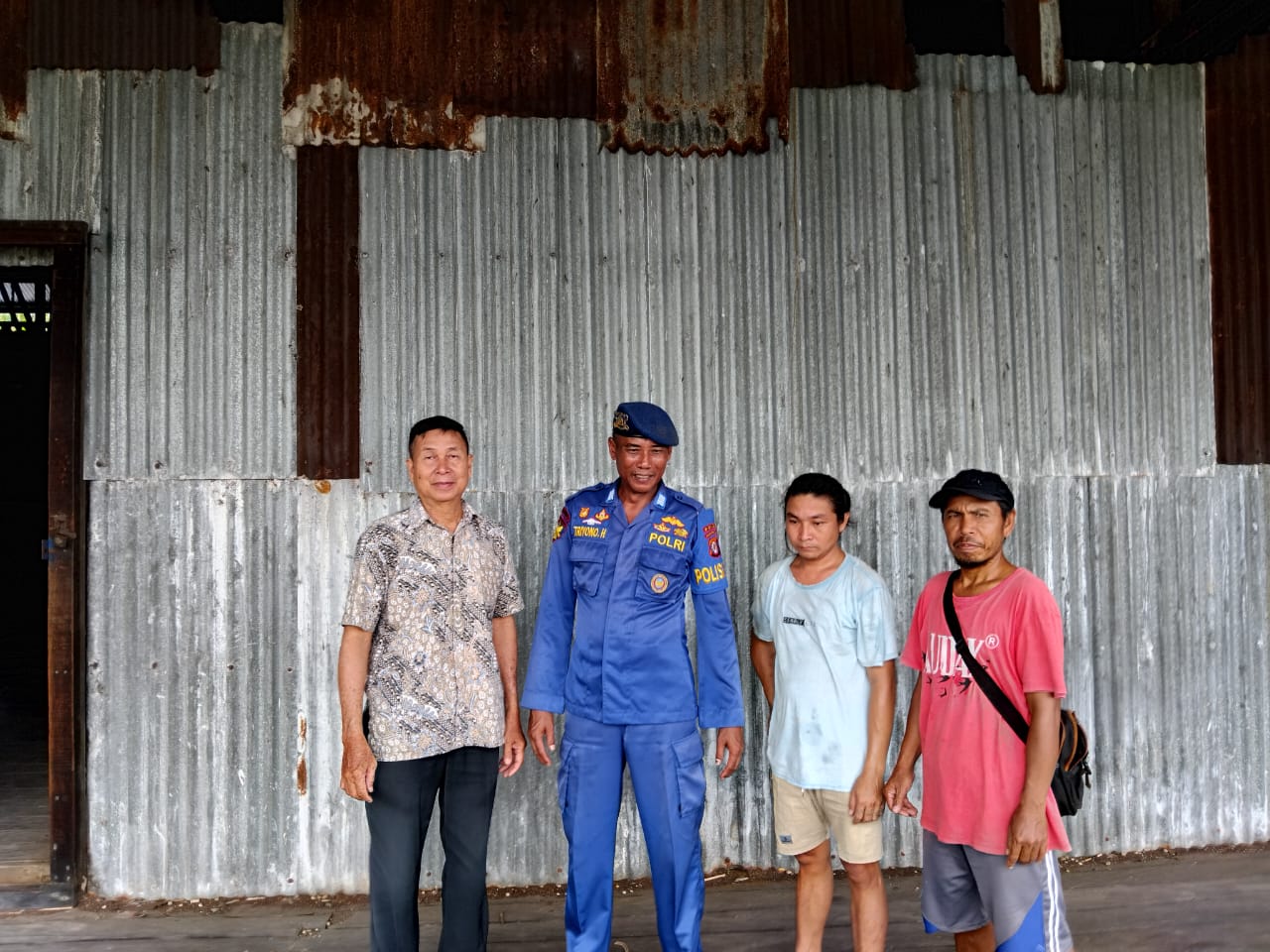 Ditpolairud Ajak Masyarakat Bantaran Sungai Mentaya Bijak Dalam Bermedsos