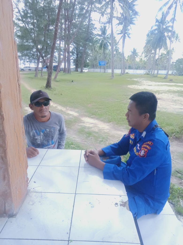 Berikan Pelayanan Prima, Personel Ditpolairud Laksanakan Pengamanan Di Pantai Bakau