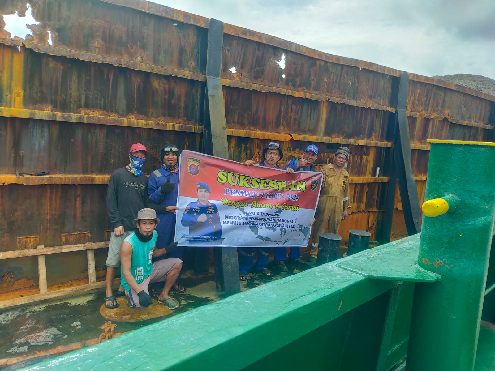 Sukseskan Pemilu 2024, Ditpolairud Ajak Para Pelayar Menjaga Sitkamtibmas