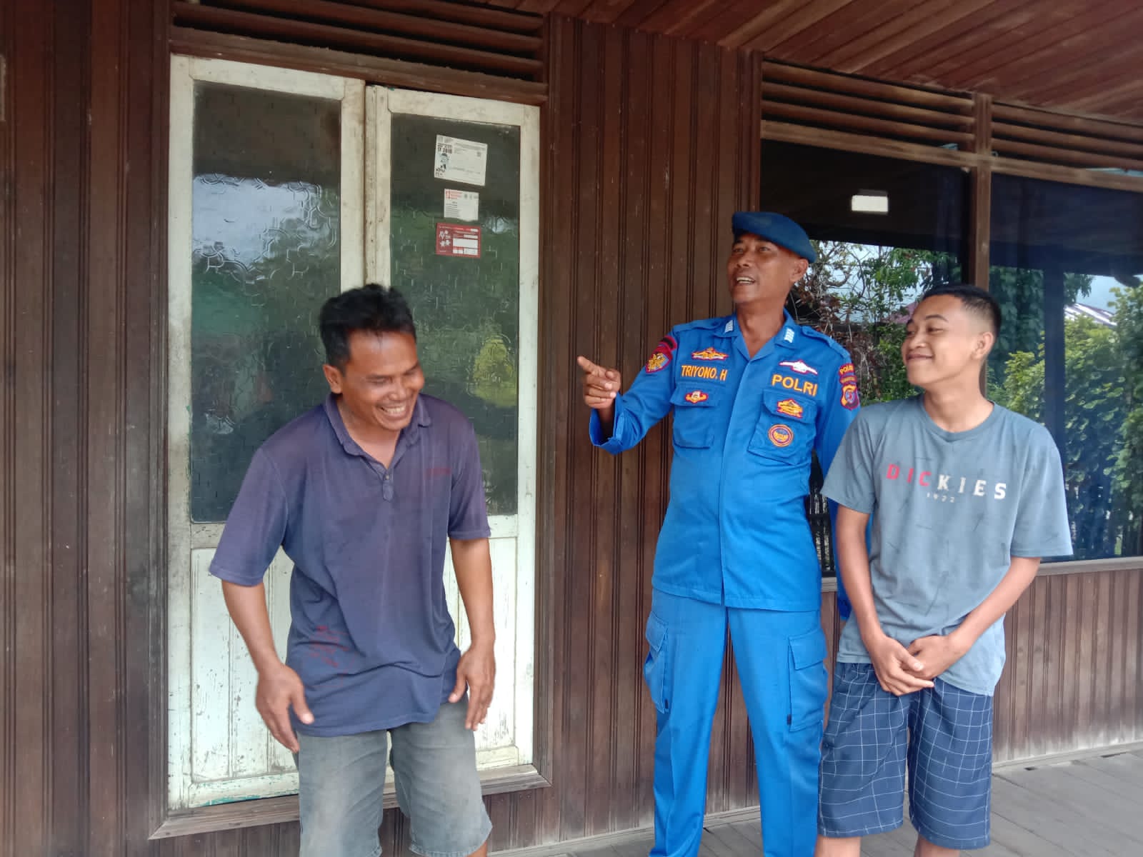 Jaga Kedaulatan NKRI, Ditpolairud Ajak Warga Desa Bengkirai Perangi Aksi Terorisme dan Radikalisme