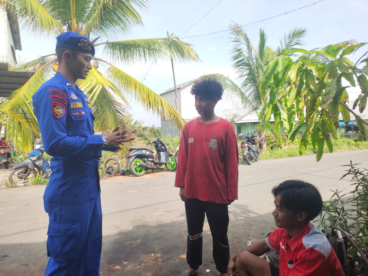 Jalin Silaturahmi Dengan Warga Jelai,Personel Ditpolairud Rutin Laksanakan Sambang