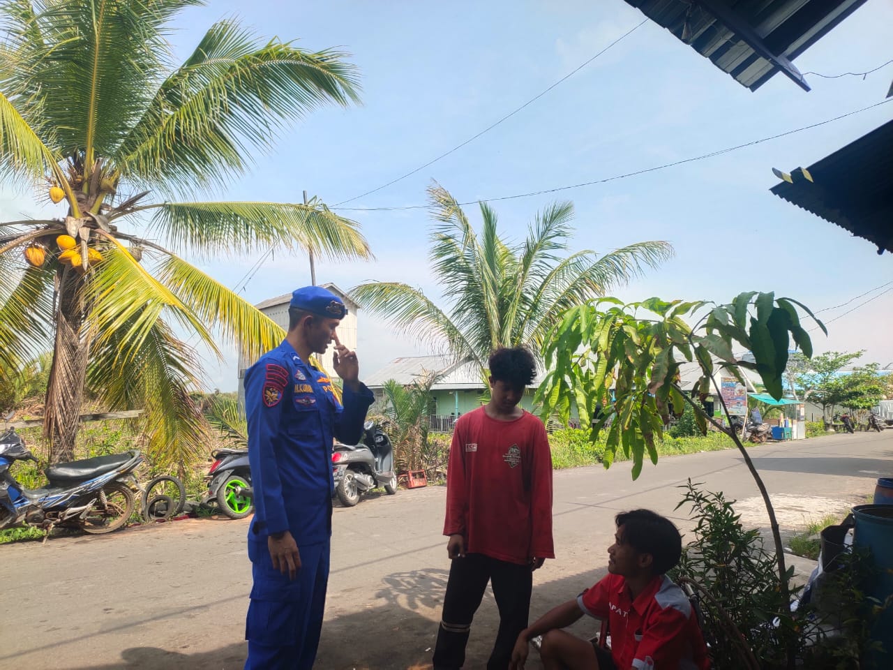 Jalin Silaturahmi Dengan Warga Jelai,Personel Ditpolairud Rutin Laksanakan Sambang