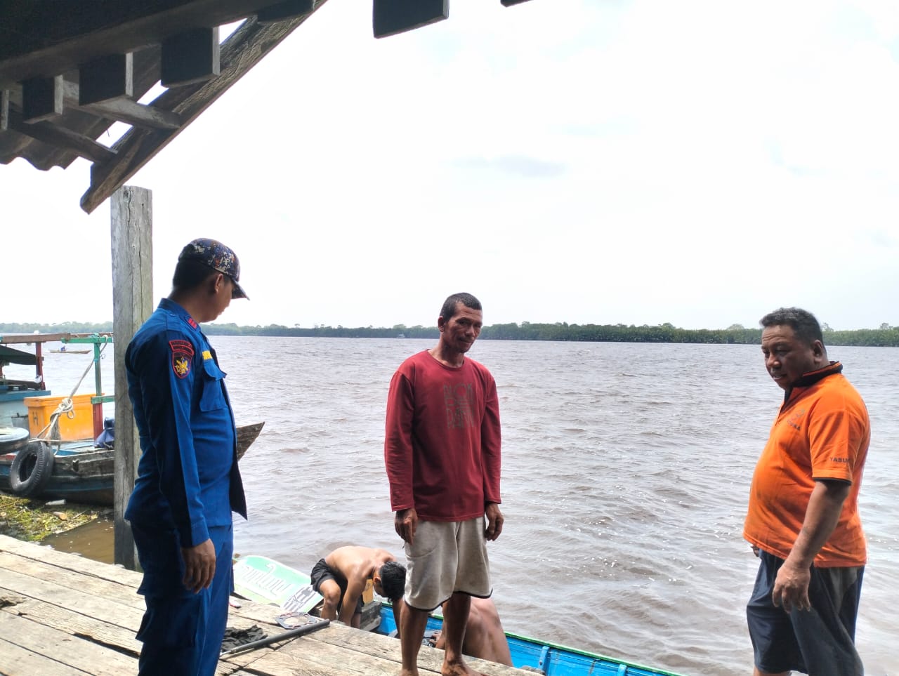 Ditpolairud Berikan Imbauan Pemilu Damai Kepada Masyarakat Pesisir