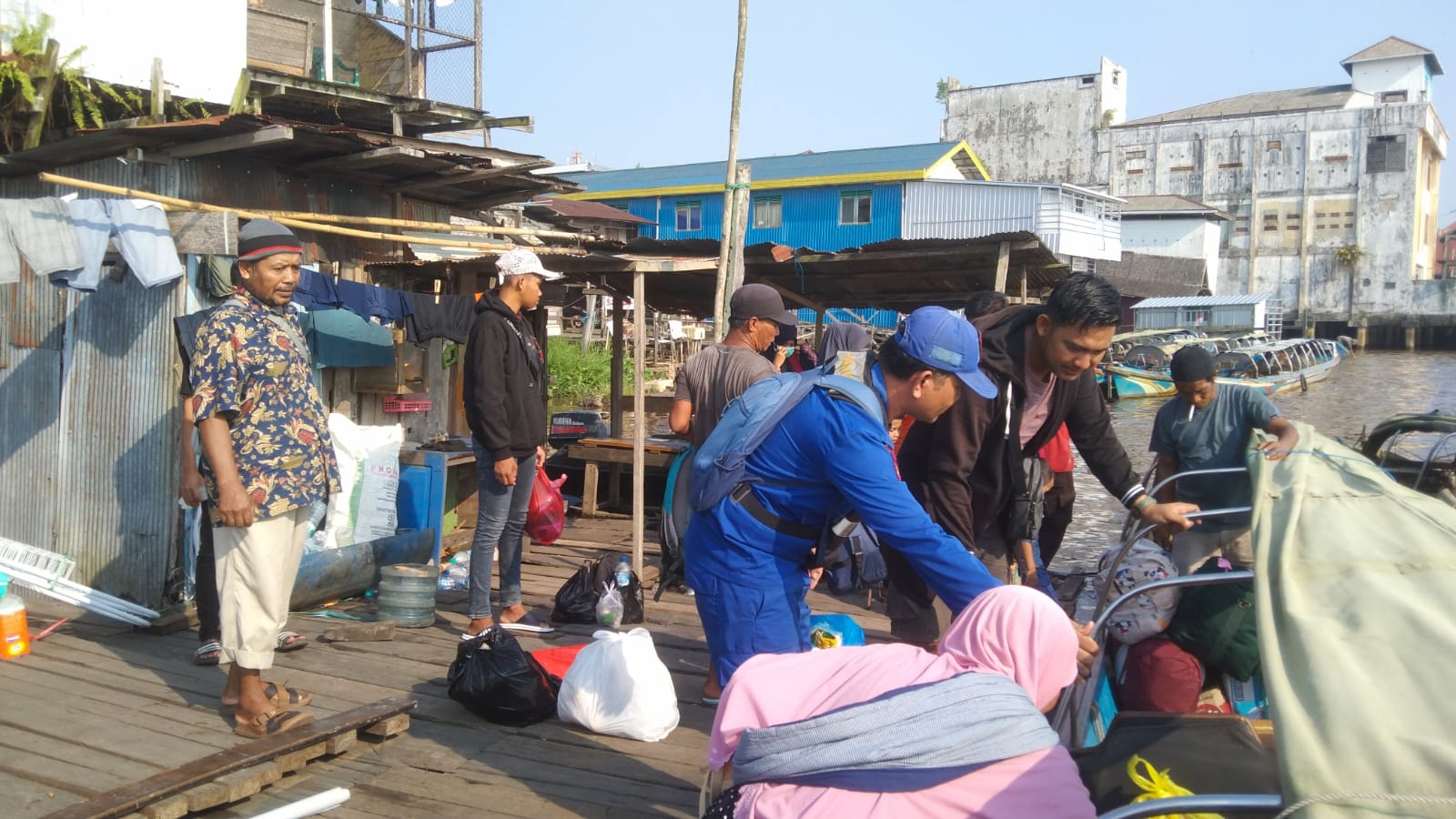 Ciptakan Kondusifitas Perairan Di Das Mentaya, KP 1004 Ditpolairud Sosialisasikan Keselamatan Berlayar