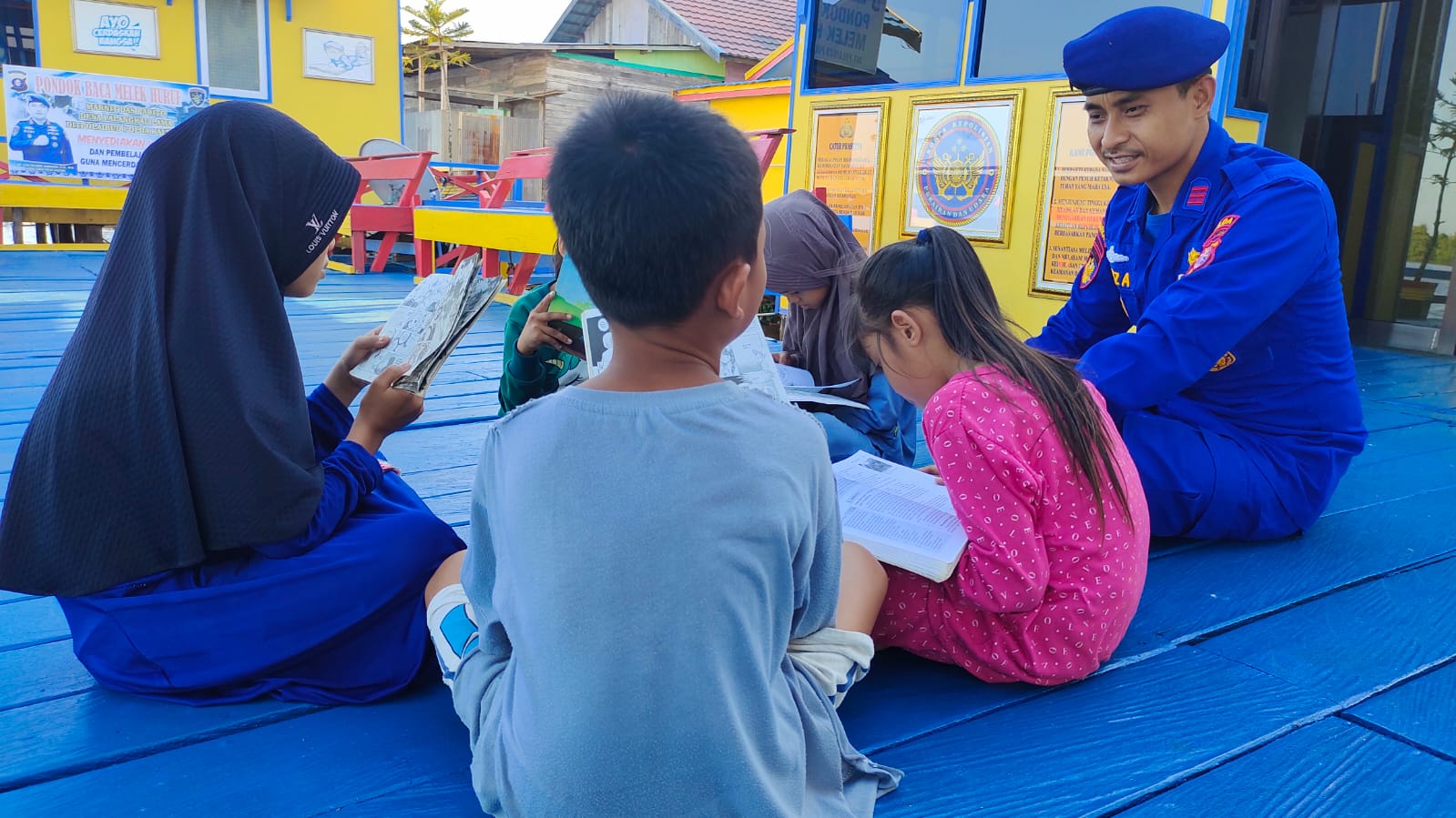 PBMH Mako Perwakilan Palangkau Lama Ramai Dikunjungi Anak-Anak