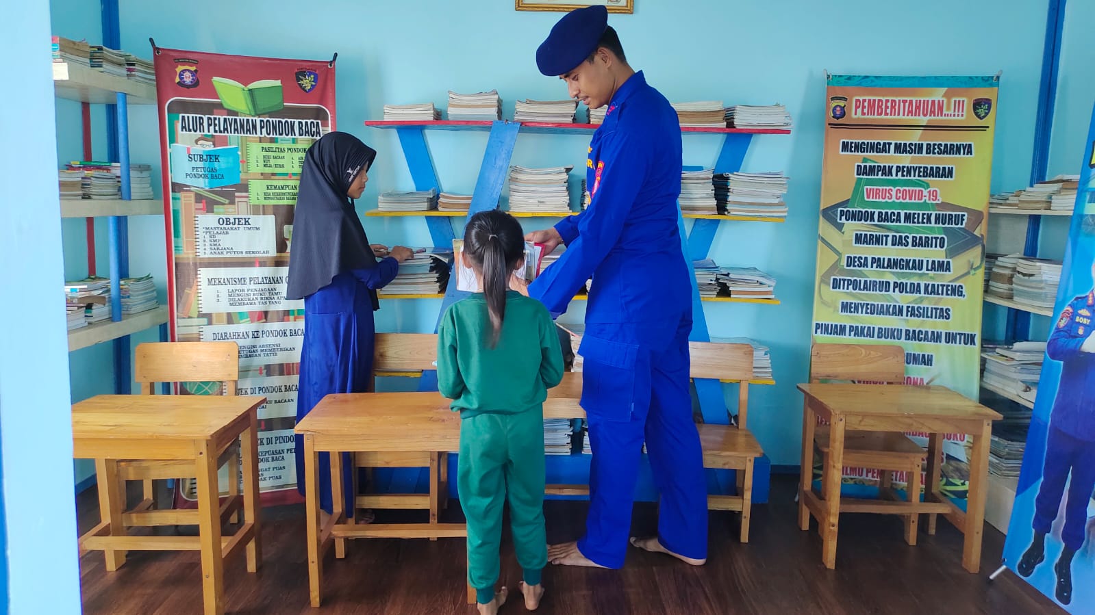 PBMH Mako Perwakilan Palangkau Lama Ramai Dikunjungi Anak-Anak