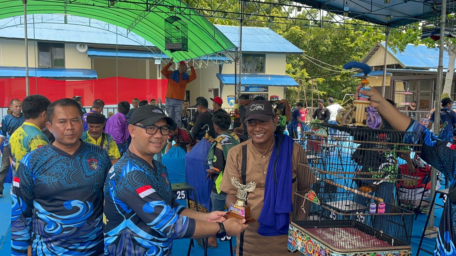Dekatkan Polri Dengan Masyarakat, Ditpolairud Gelar Lomba Burung Berkicau Di Mako Ditpolairud