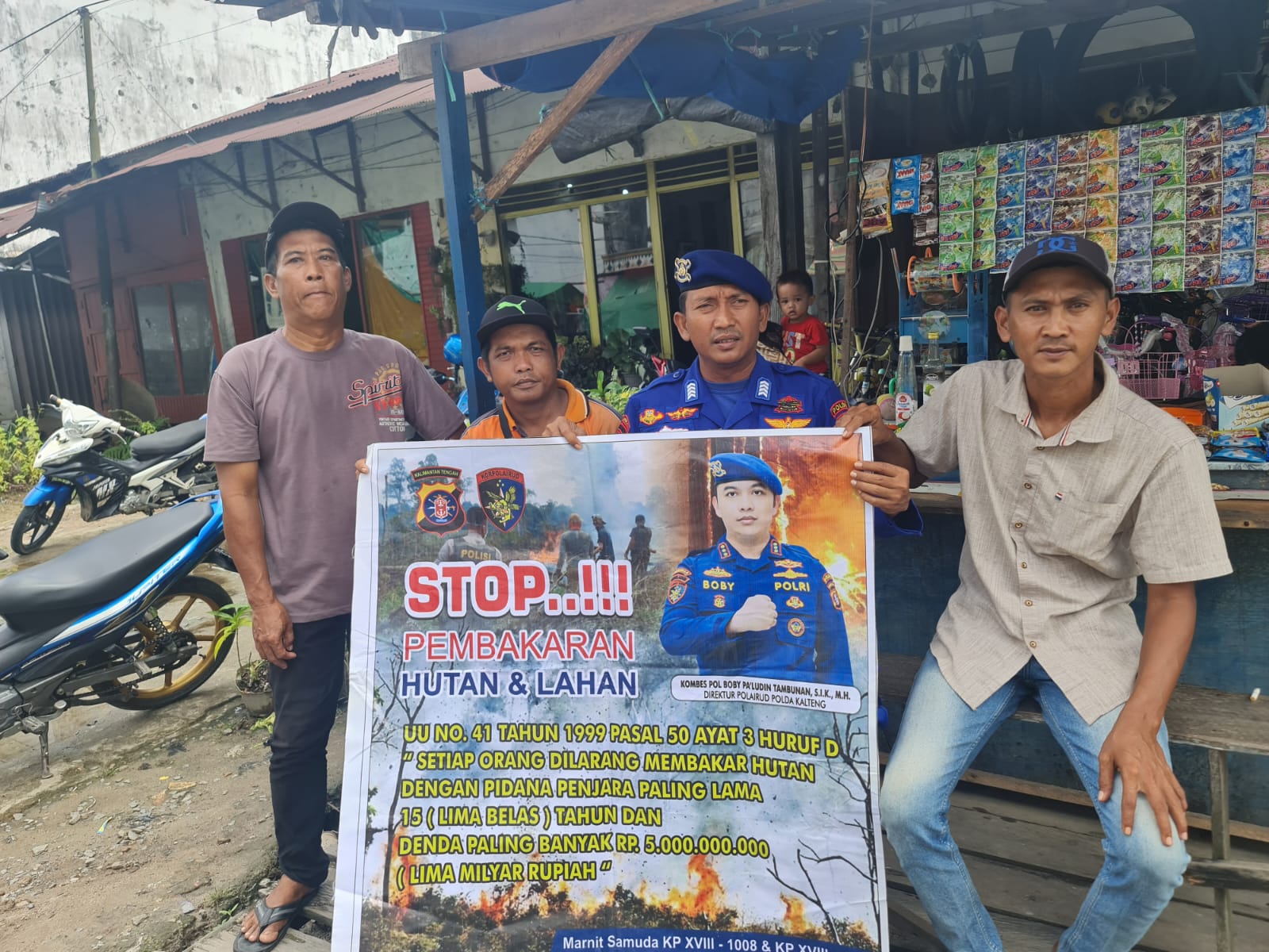 Tumbuhkan Kesadaran Masyarakat, Ditpolairud Imbau Untuk Tidak Membakar Hutan Dan Lahan