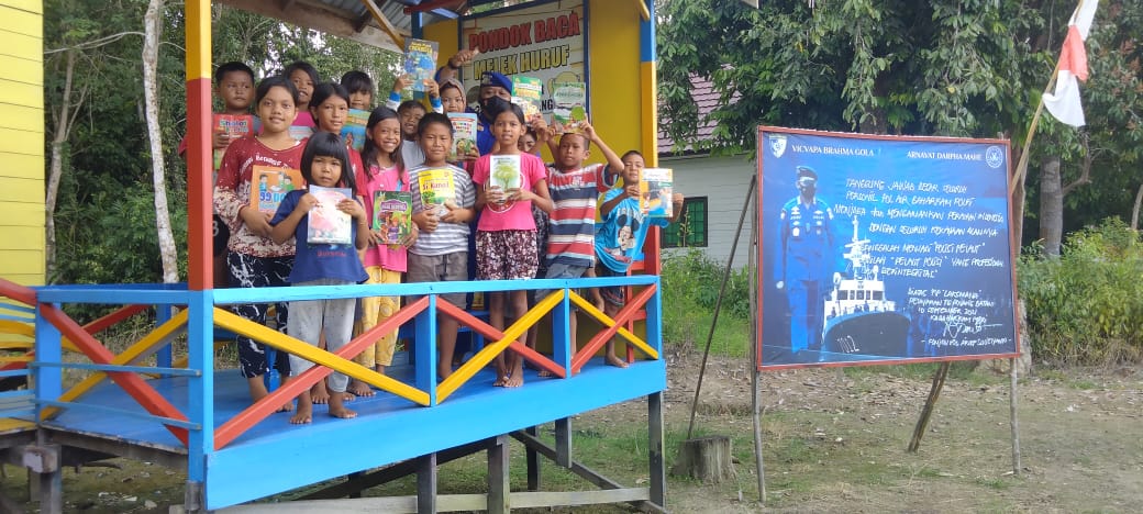 Tumbuhkan Kebiasaan Baru Bagi  Anak-Anak Di Das Mangkutub, Ditpolairud Fasilitasi Hal Ini