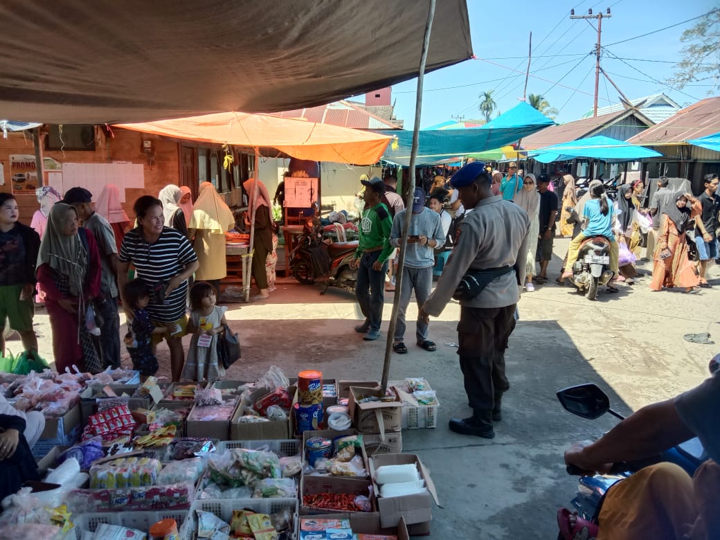 Patroli Dialogis di Pasar Tradisonal bahaur, Ditpolairud Harapkan Hal Ini !