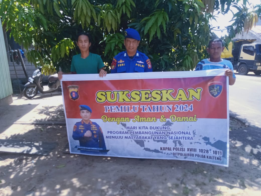 Jelang Pesta Demokrasi 2024, Ditpolairud Ajak Masyarakat Seruyan Tangkal HOAX