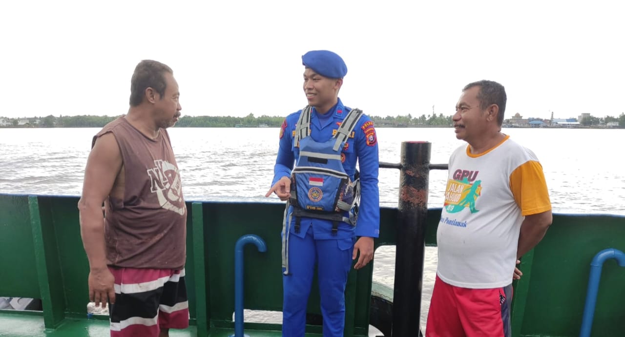 Wujudkan Zero Accident di Perairan Kumai, Ditpolairud Masifkan Patroli Perairan