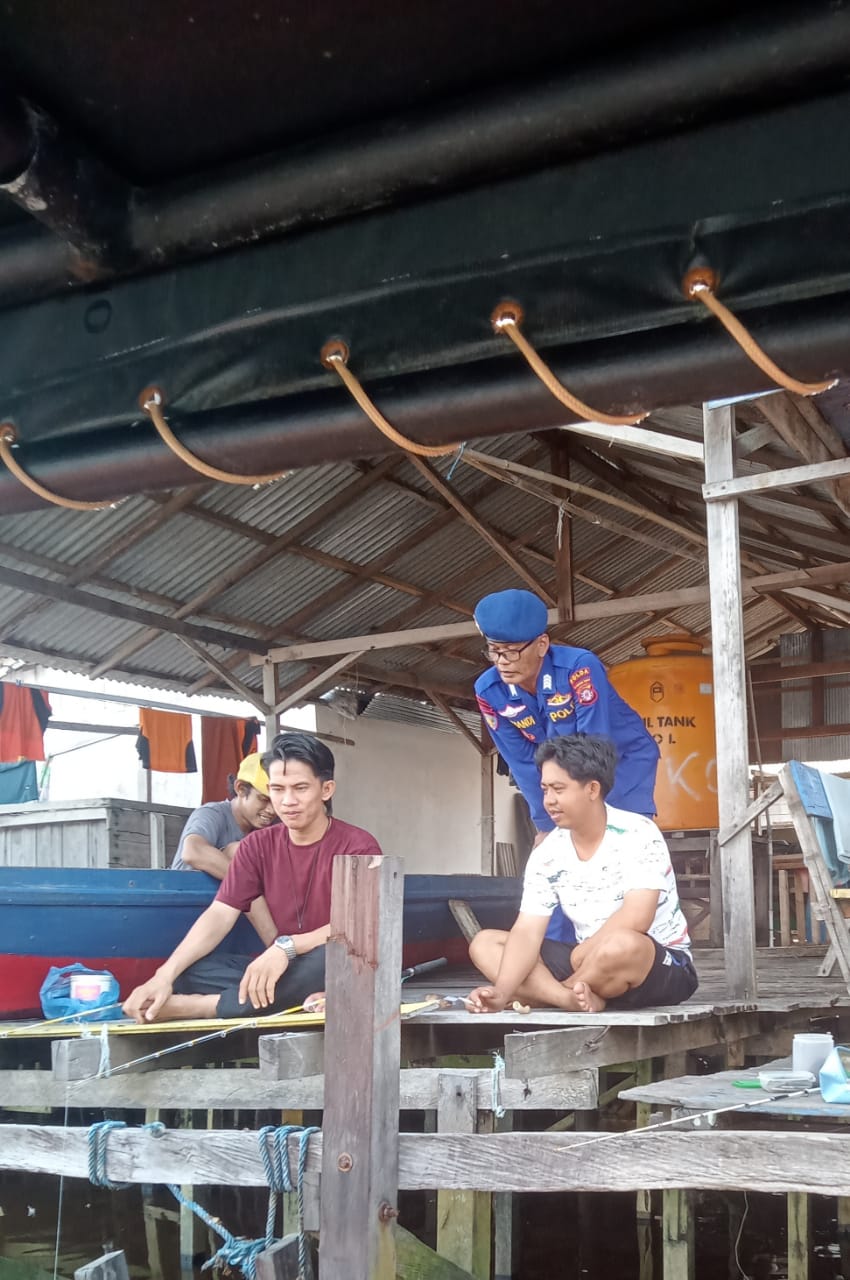 Bincang Hangat Dengan Warga Seruyan, Ditpolairud Sisipkan Pesan Ini