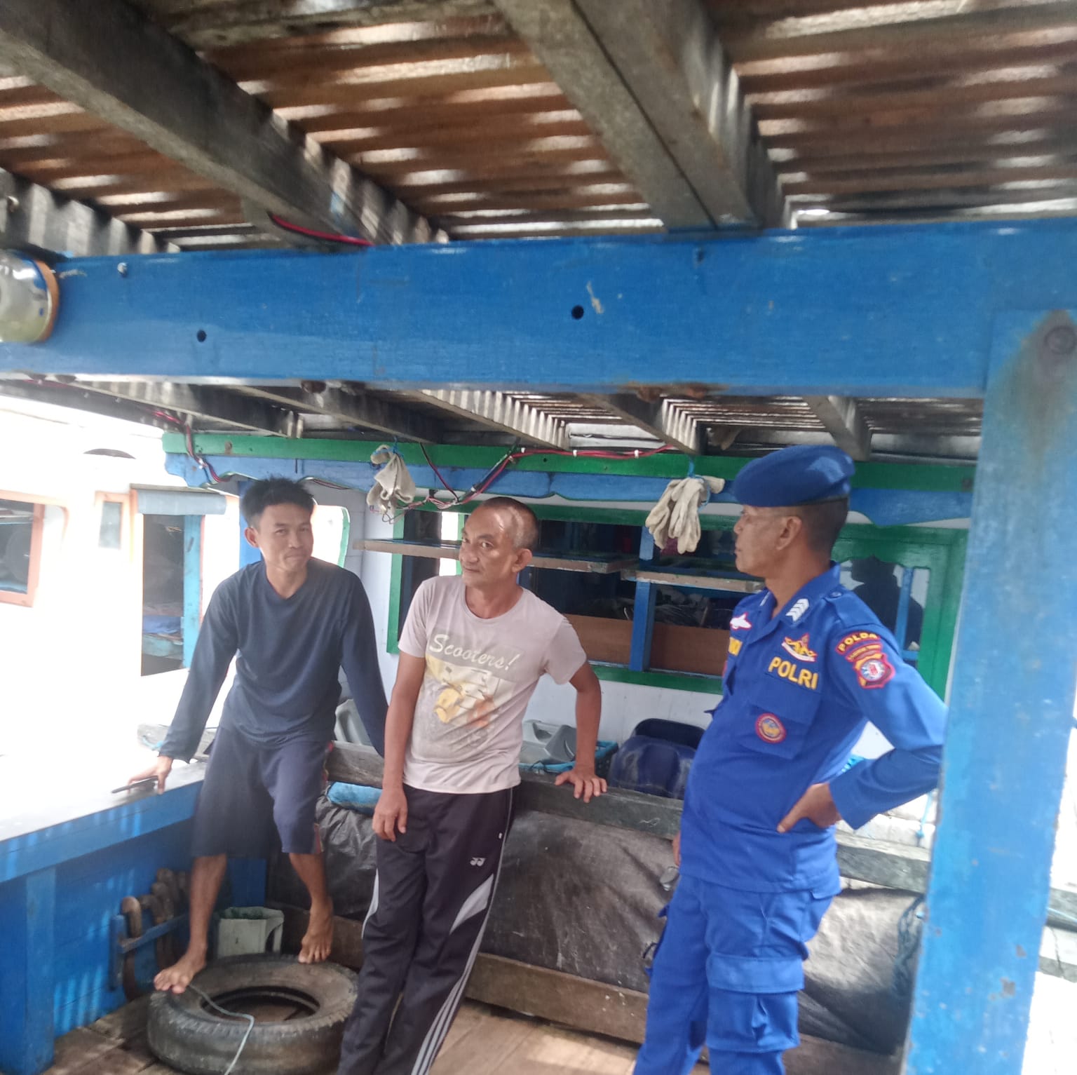 Bincang Hangat Dengan Warga Seruyan, Ditpolairud Sisipkan Pesan Ini