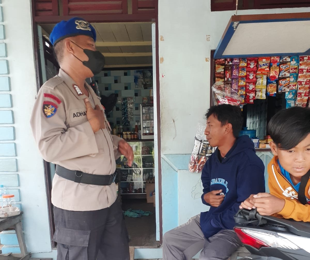 Cegah Sebarkan Informasi Hoax, Personel Ditpolairud Rutin Sampaikan Ini Pada Generasi Muda