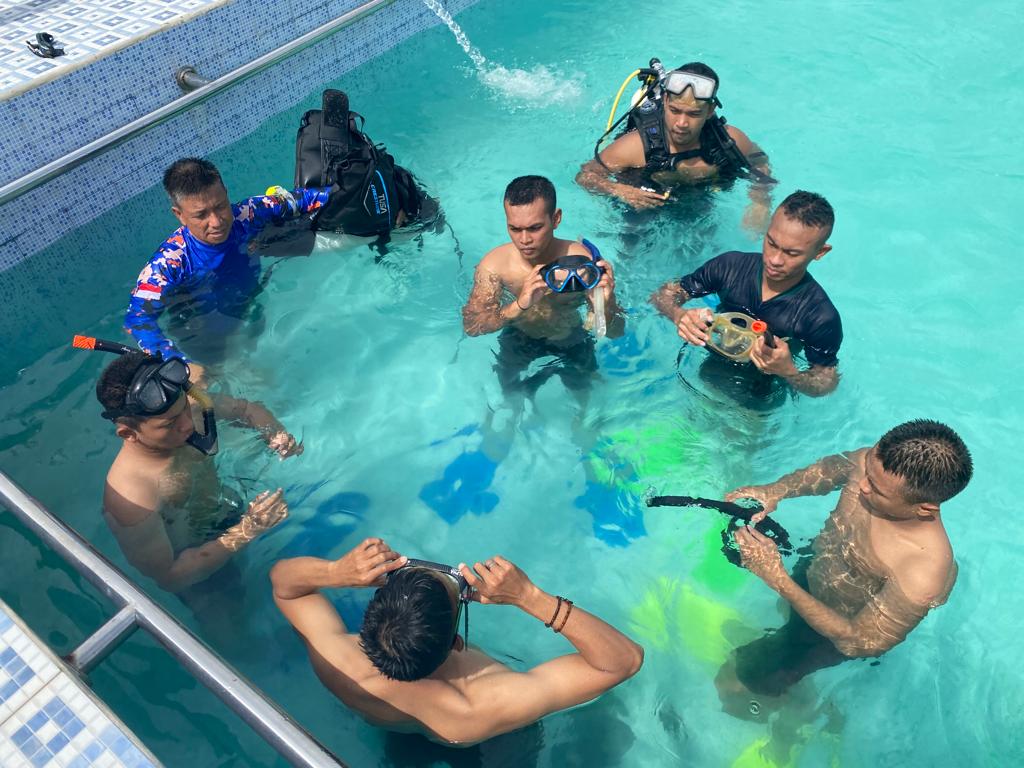 Persiapkan Kemampuan Personel, Ditpolairud Laksanakan Latihan Selam
