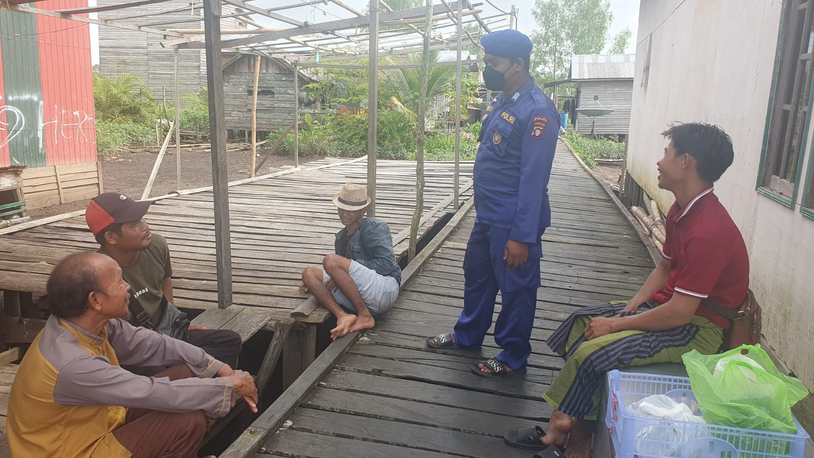 Jelang Pemilu 2024 Komandan KP XVIII-1013 Imbau Masyarakat Das Sebangau Tidak Terpancing Berita Hoax