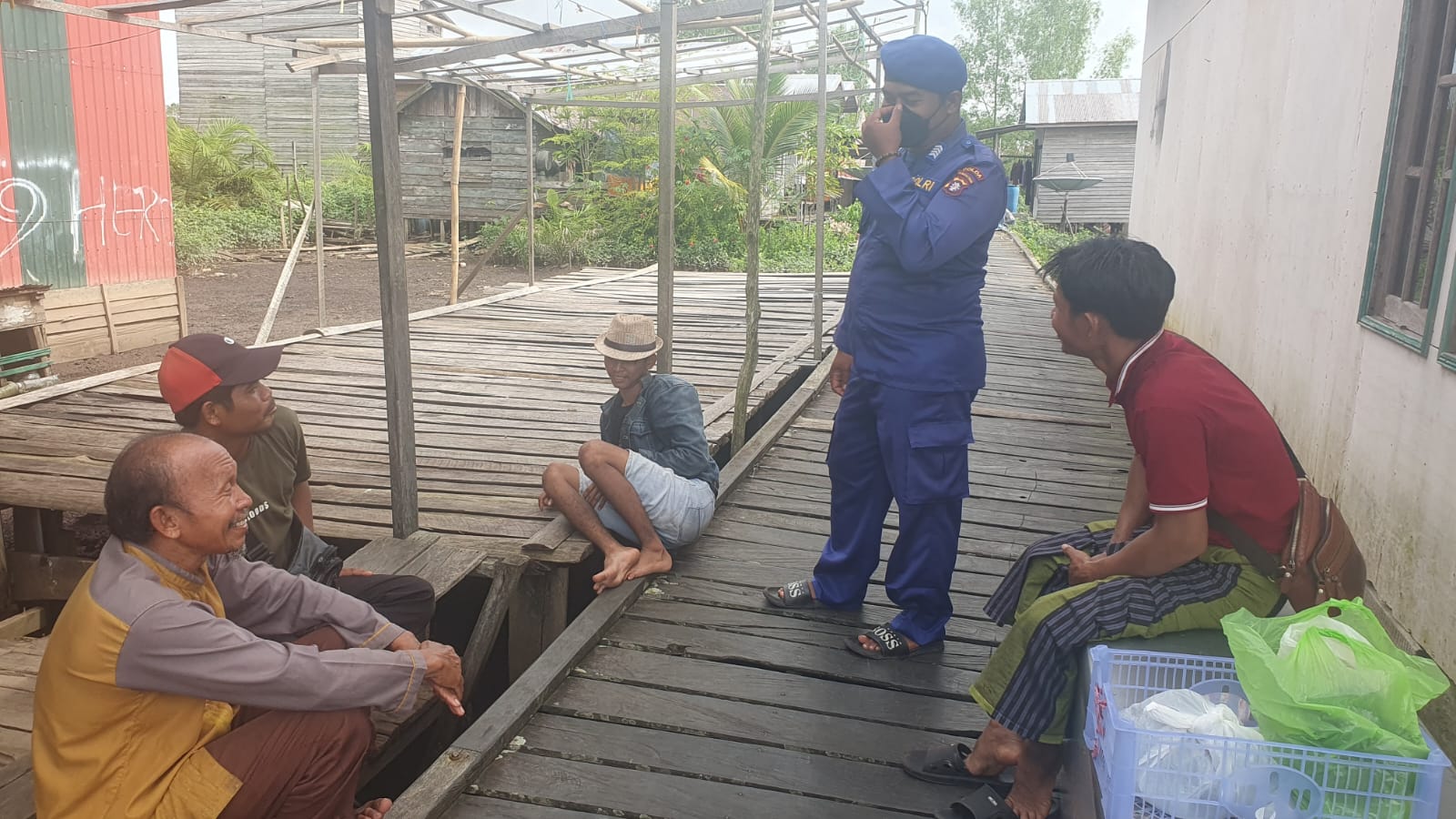 Jelang Pemilu 2024 Komandan KP XVIII-1013 Imbau Masyarakat Das Sebangau Tidak Terpancing Berita Hoax