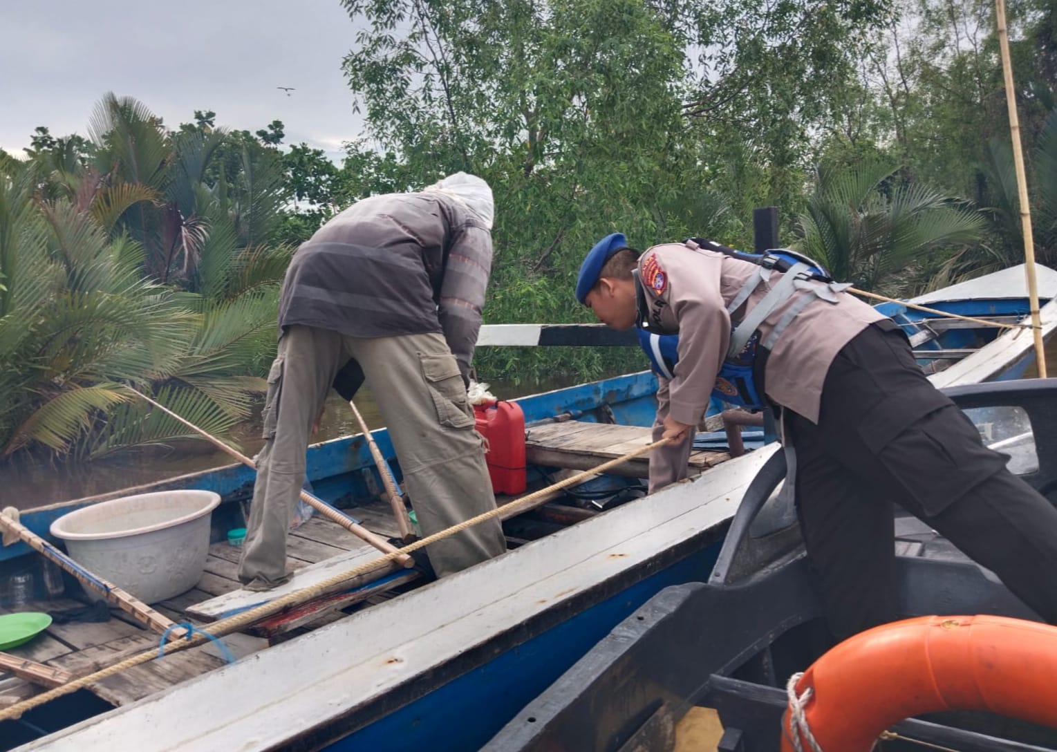 Antisipasi Illegal Fishing, Ditpolairud Cek Hasil Tangkapan dan Alat Tangkap Nelayan