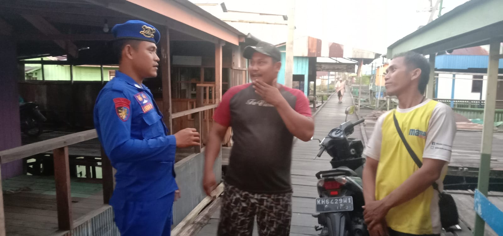 Beri Imbauan Akan Bahaya Narkoba, Ditpolairud Sambangi Masyarakat Pesisir Das Arut