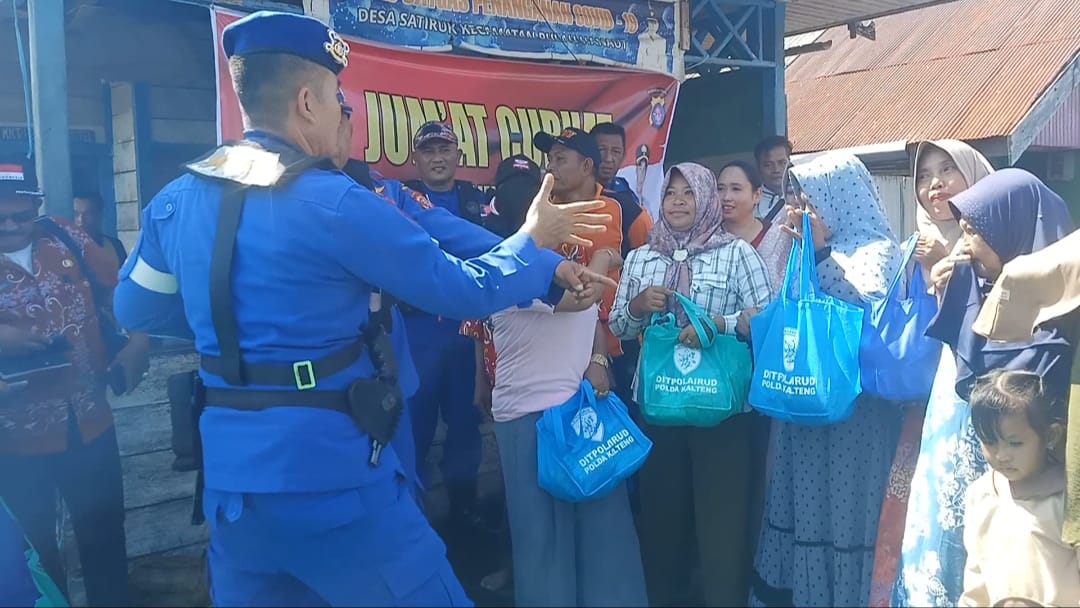 Jumat Curhat Ditpolairud Polda Kalteng Jadi Sarana Mendengarkan  Keluhan Warga Pantai terluar 