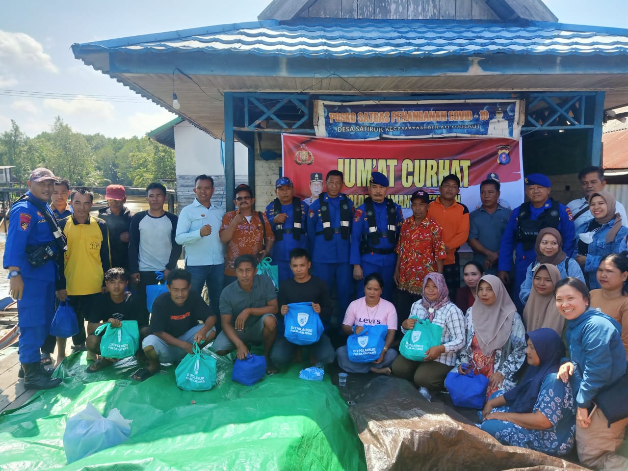 Jumat Curhat Ditpolairud Polda Kalteng Jadi Sarana Mendengarkan  Keluhan Warga Pantai terluar 