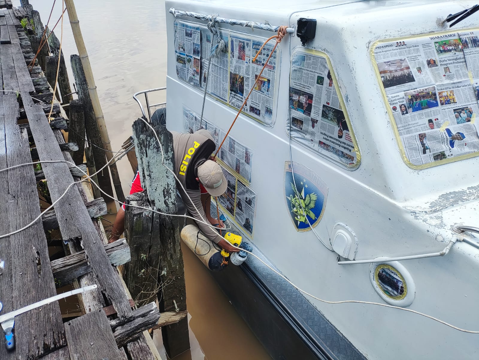 Renovasi Cat Pada Body Kapal, Ditpolairud Harapkan Hal Ini