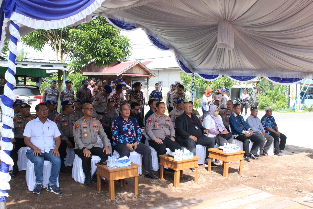Kombes Pol Boby Pimpin Peletakan Batu Pertama Pembangunan Klinik Indra Dharmalaksana