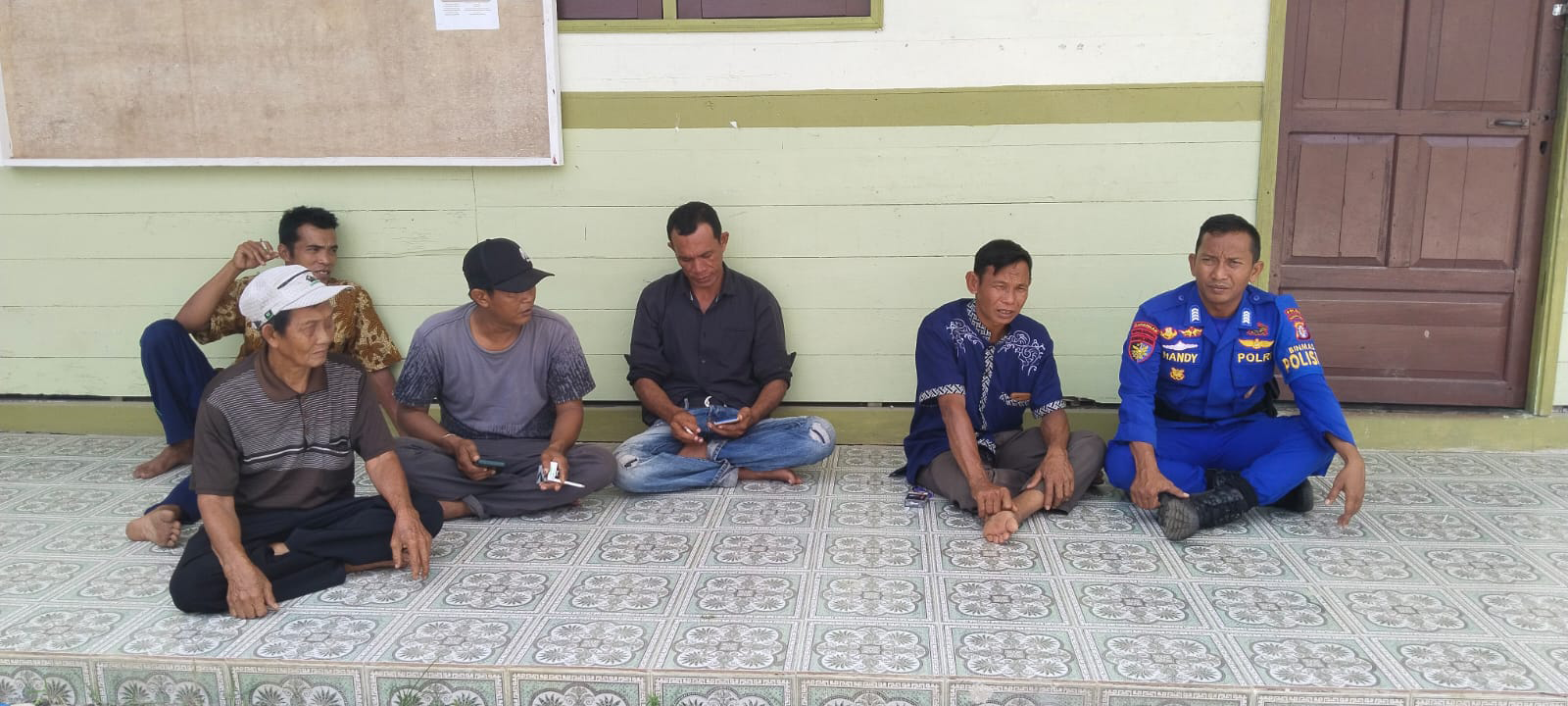 Ditpolairud Berikan Pengamanan Kegiatan Pilkades di Desa Jaya Karet