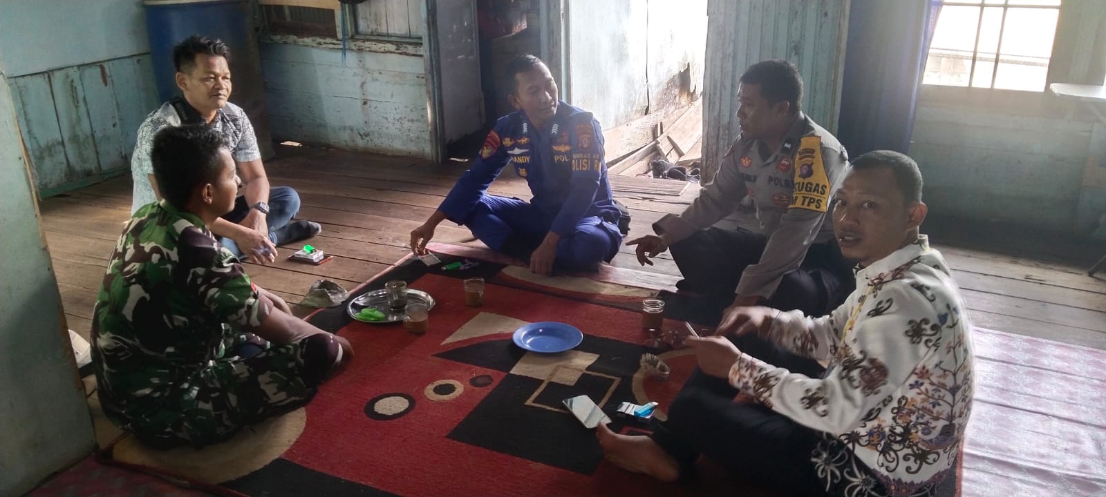 Ditpolairud Berikan Pengamanan Kegiatan Pilkades di Desa Jaya Karet