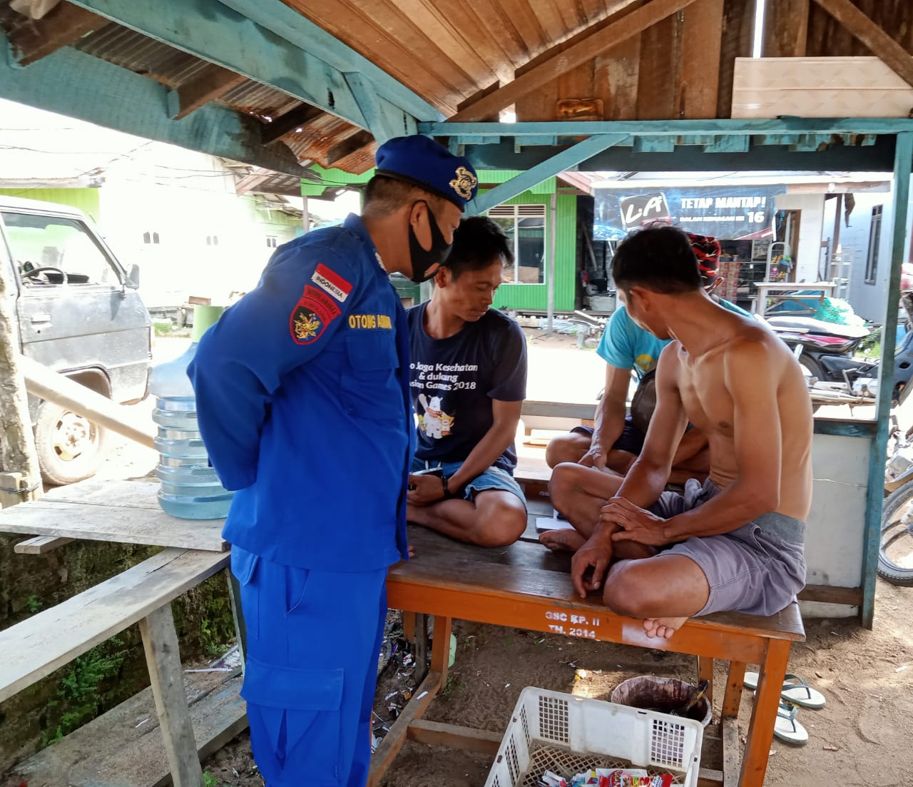 Laksanakan Patroli Dialogis, Ditpolairud Sampaikan Imbauan Kamtibmas