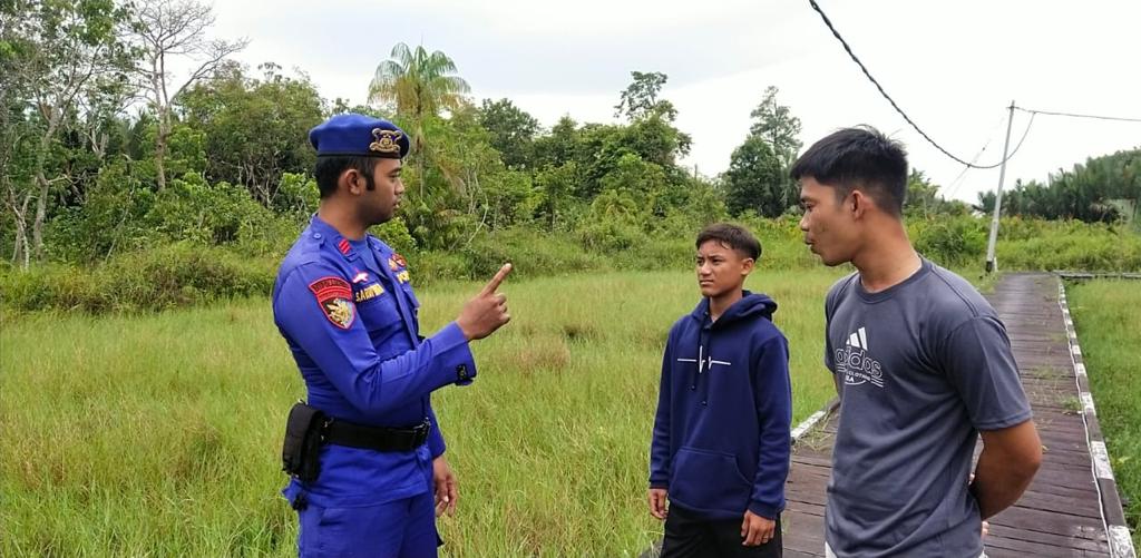 Pastikan Pemilu Berjalan Aman dan kondusif, Mako Perwakilan Das Arut Berikan Imbauan Masyarakat Desa Tanjung