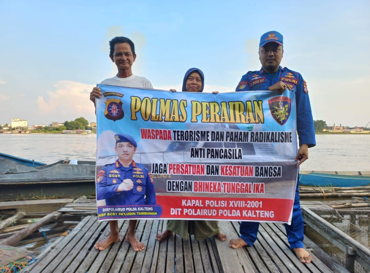 Cegah Dampak Paham Radikalisme, Personel KPXVIII- 2001 Ditpolairud Lakukan Sosialisasi Kepada Masyarakat Desa ...