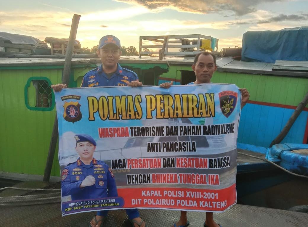 Cegah Dampak Paham Radikalisme, Personel KPXVIII- 2001 Ditpolairud Lakukan Sosialisasi Kepada Masyarakat Desa ...