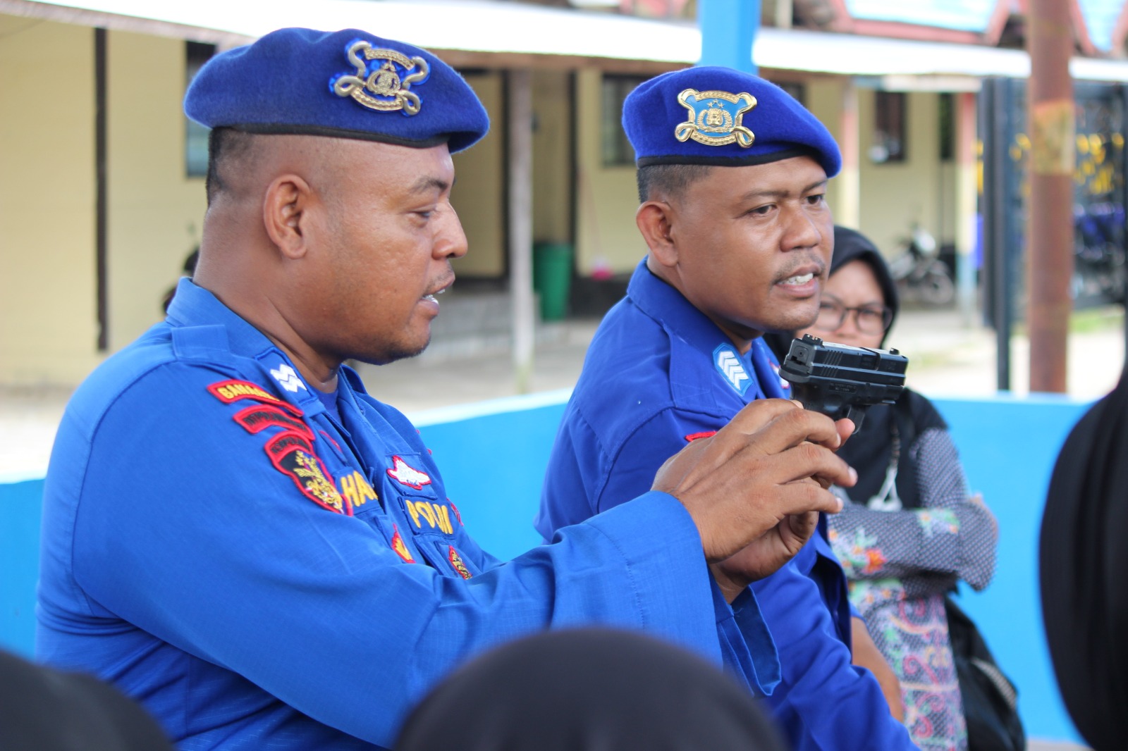 Pelajar SMP Islam Terpadu Arafah Sampit Kunjungi Mako Ditpolairud