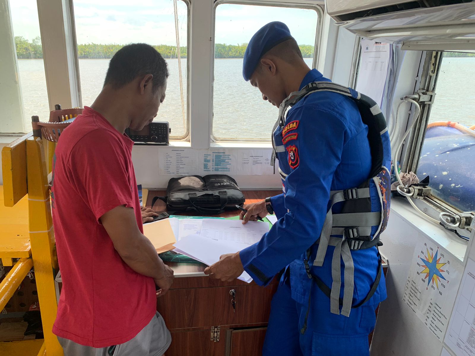 Tingkatkan Keamanan Pelayaran Perairan Kuala Jelai, Ditpolairud Lakukan Hal Ini