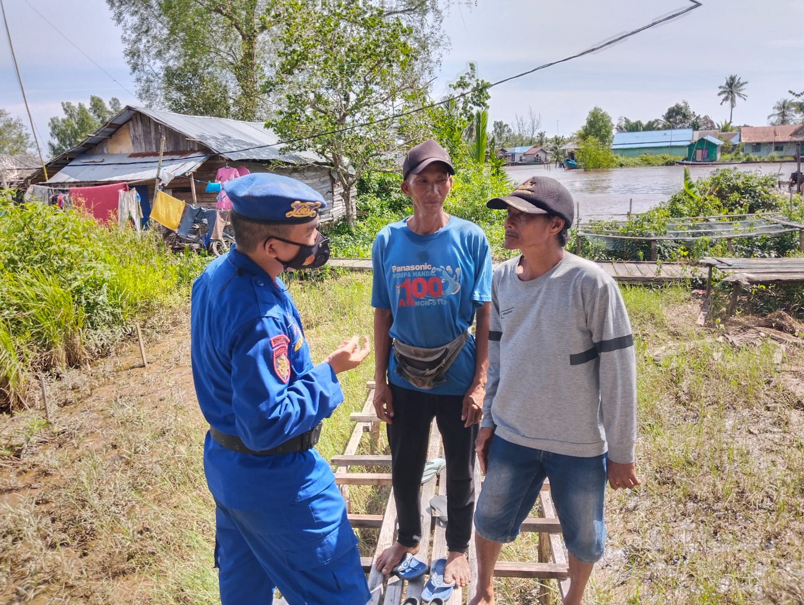 Ajak Masyarakat Peduli Lingkungan, Ditpolairud Imbau Agar Tidak Membakar Lahan