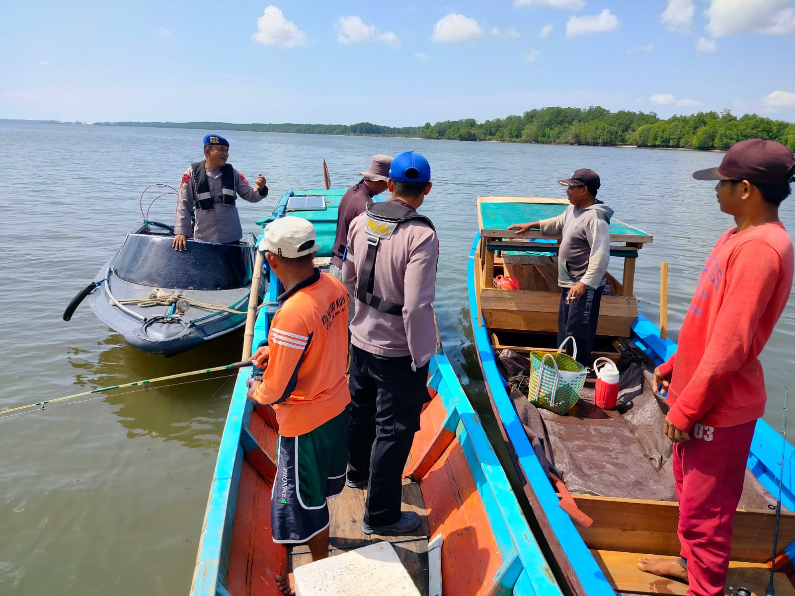 Jaga Alur Pelayaran Tetap Aman, Ditpolairud Polda Kalteng lakukan Ini