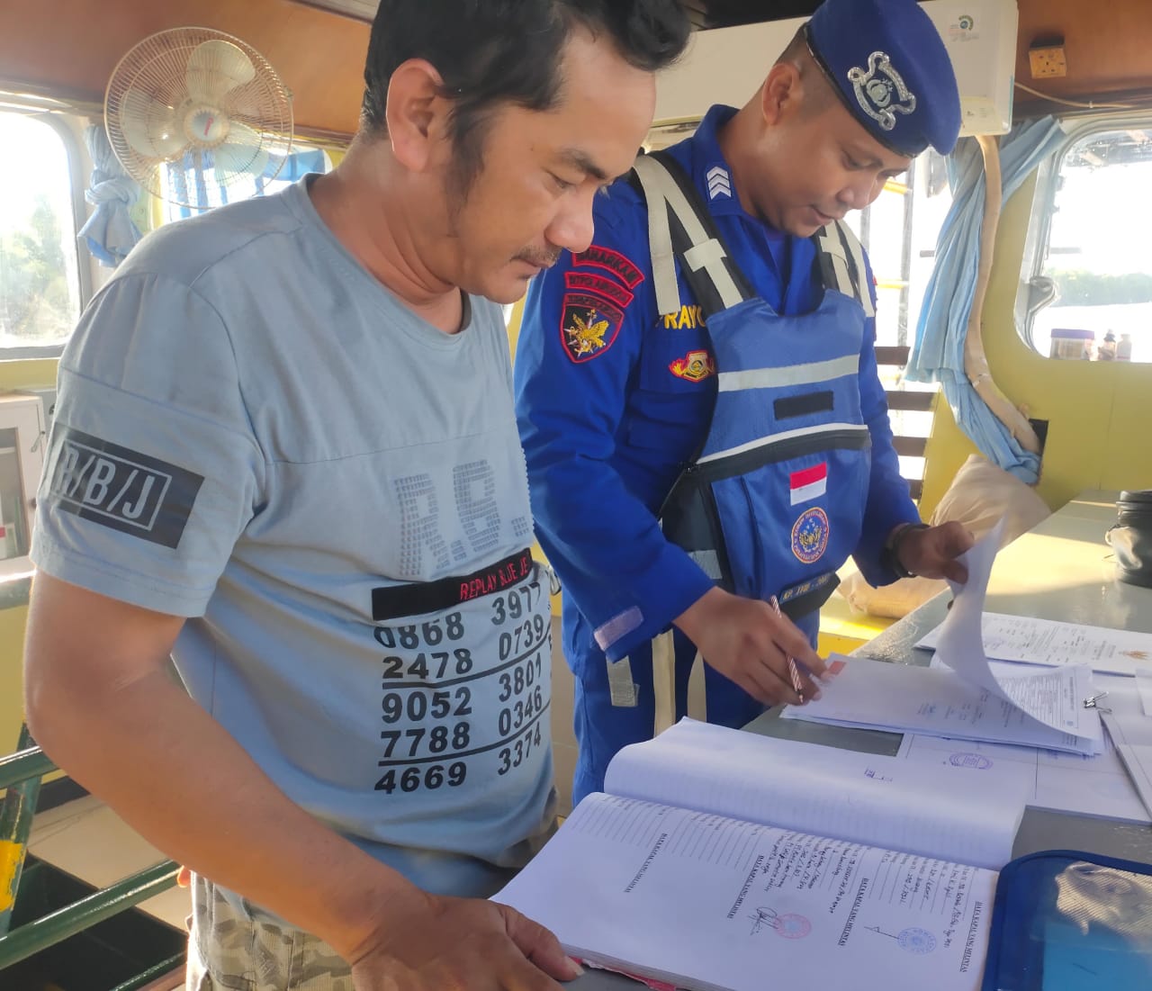 Kapal KP XVIII 2007 Ditpolairud Laksanakan Patroli Rutin Di Das Barito, Ini Yang Di Harapkan