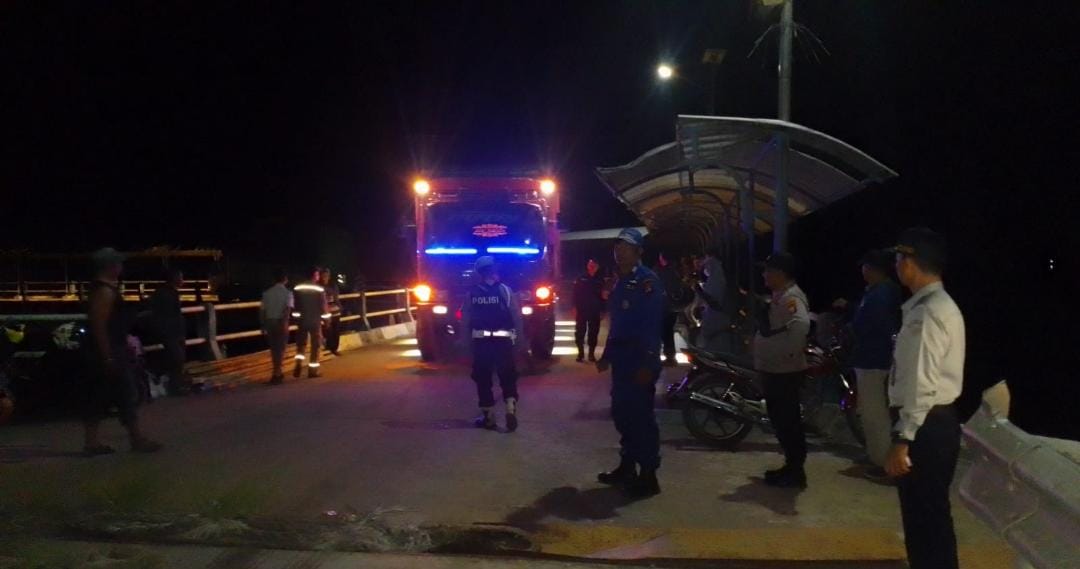 Ditpolairud Laksanakan PAM Nataru 2023 - 2024 Di Pelabuhan Penyeberangan Bahaur