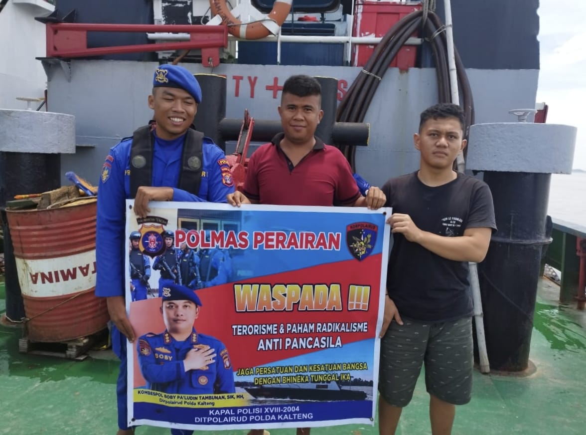 Waspadai Aksi Terorisme, Ditpolairud Imbau Pelayar Di Das Kumai