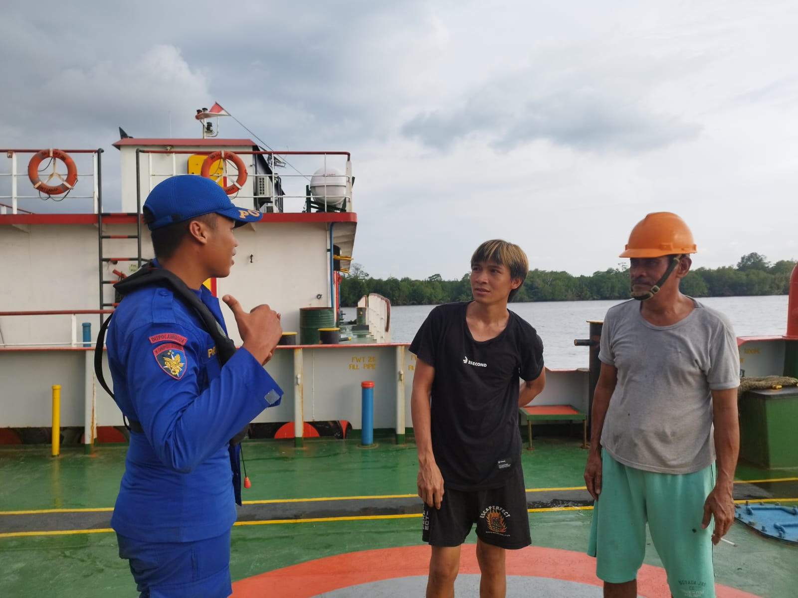 Serukan Pemilu Damai, Ditpolairud Ajak Masyarakat Perairan Dan Pelayar Ikut Jaga Sitkamtibmas