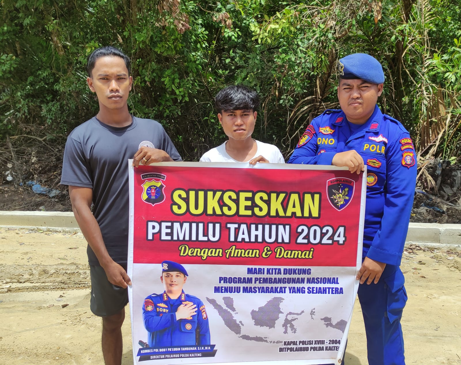 Demi Ciptakan Kesuksesan Pemilu, Ditpolairud Selalu Sambangi Masyarakat