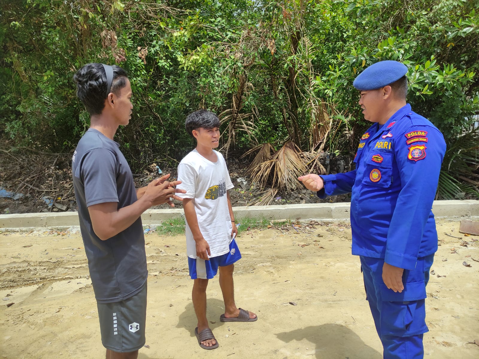 Demi Ciptakan Kesuksesan Pemilu, Ditpolairud Selalu Sambangi Masyarakat