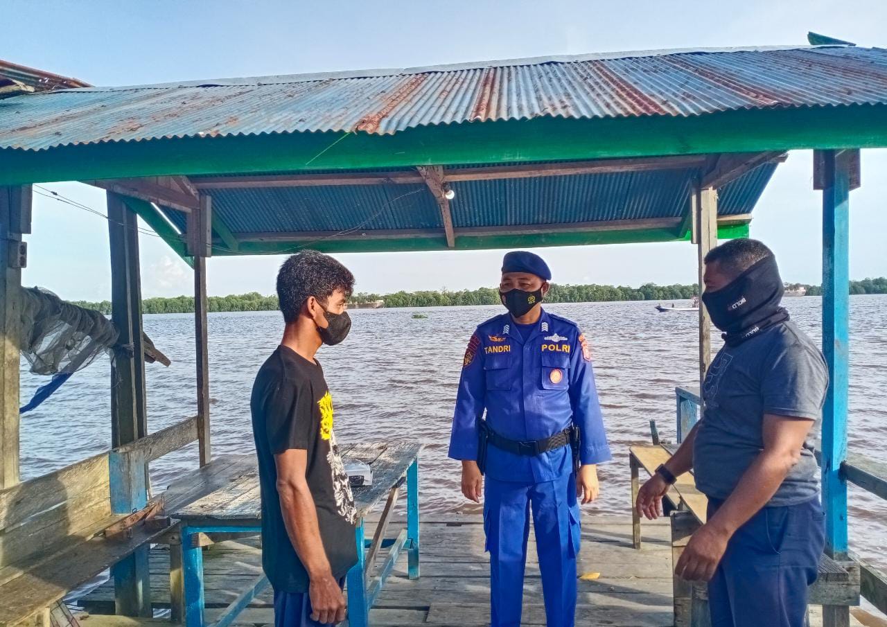 Cegah Penyebaran Narkoba Di Wilayah Pesisir, Mako Perwakilan Das Kumai Lakukan Ini