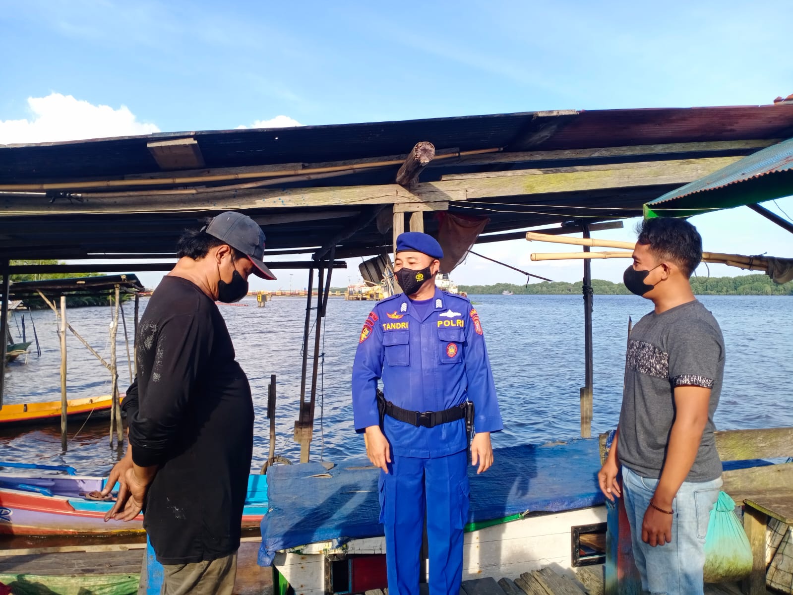Cegah Penyebaran Narkoba Di Wilayah Pesisir, Mako Perwakilan Das Kumai Lakukan Ini