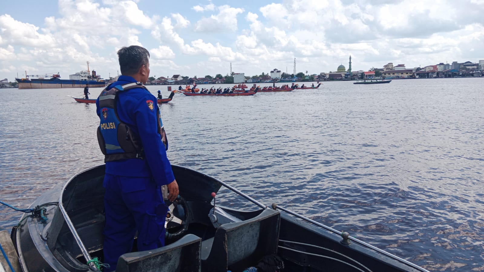 Porprov XII Kalimantan Tengah Resmi Dibuka, Ditpolairud Siagakan Unit Kapal Patroli di Das Mentaya